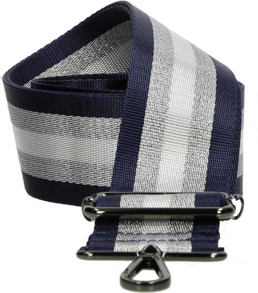 Bag strap - tassenriem/band - blauw/grijs/grijs glitter, Blauw, Nieuw, Ophalen of Verzenden, Info@passion4all.nl