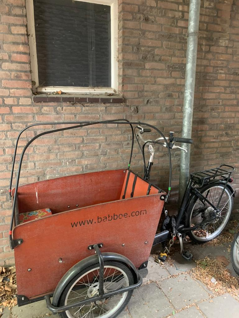 Elektrische bak fiets, Ophalen, 4 kinderen of meer