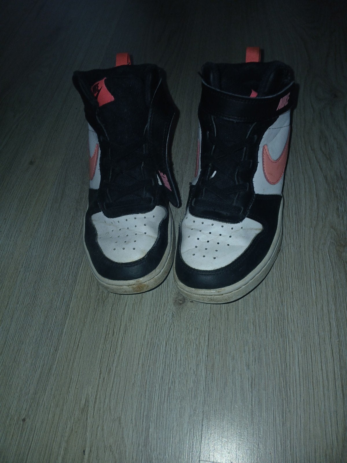 Meisjes Nike schoenen zwart/roze maat 34, Ophalen, Gebruikt, Meisje, Schoenen
