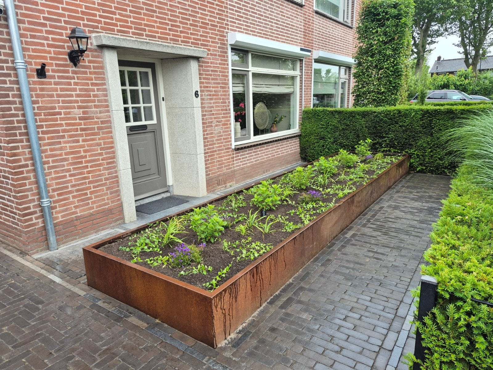 Cortenstaal plantenbak, Tuin en Terras, Ophalen, Nieuw, Metaal