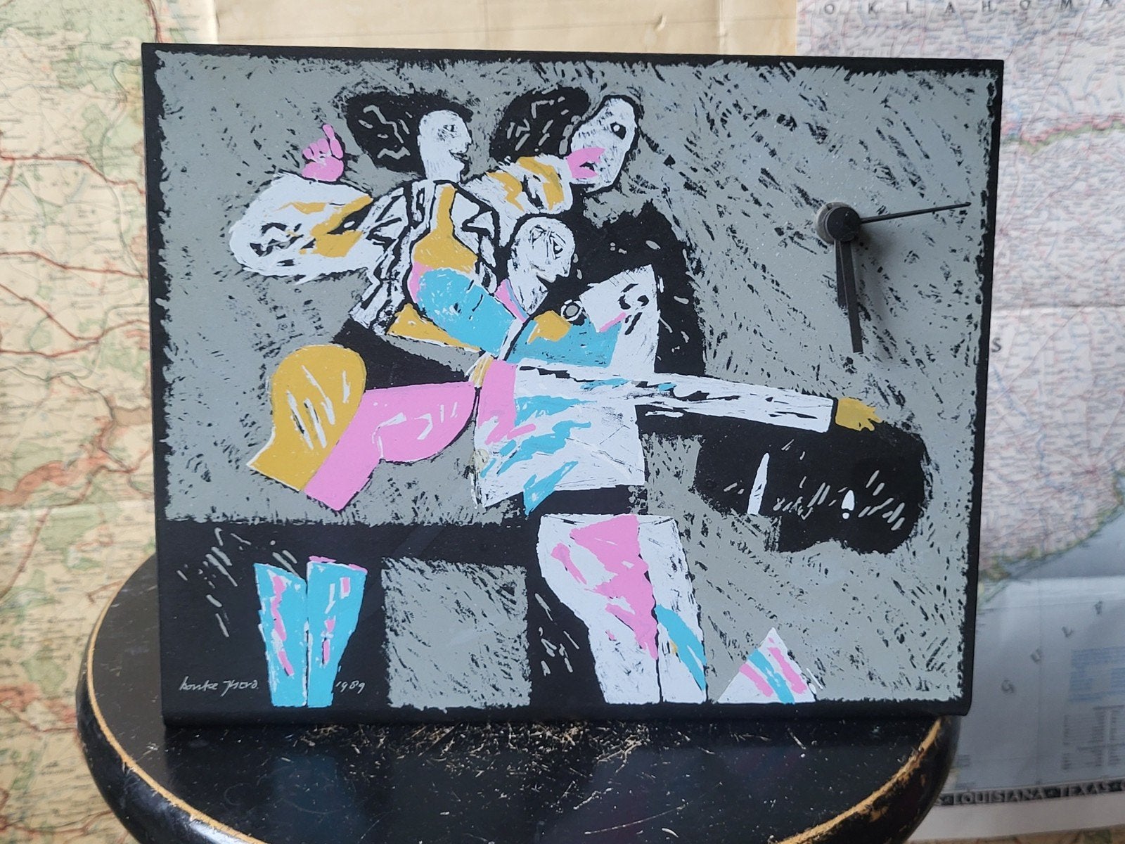 Bouke Ylstra / IJlstra wandklok 1989 – Kienzle Quartz German, Ophalen of Verzenden