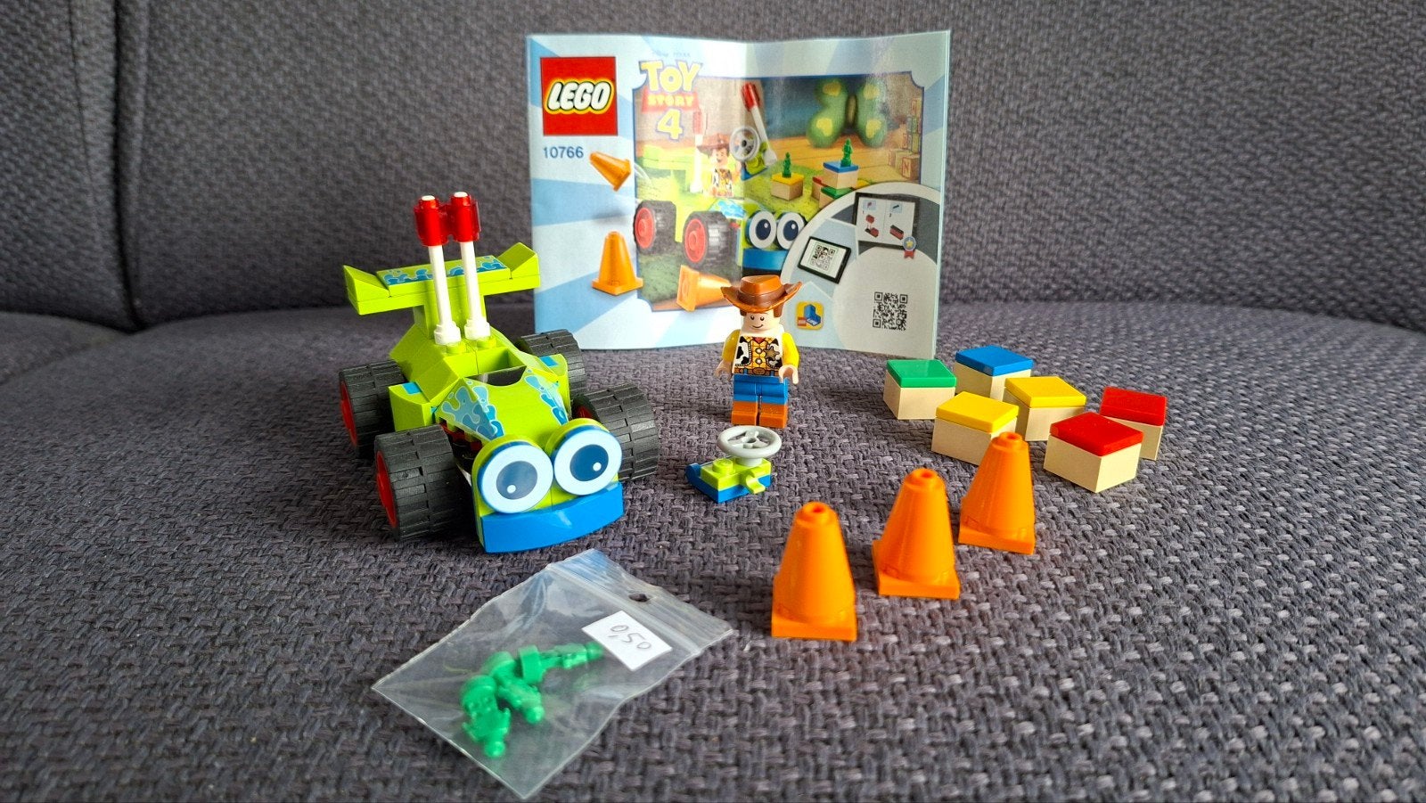 Lego Toy Story 4 10766 RC Racer met Woody en accessoires, Ophalen, Overige thema's, Lego, Complete set