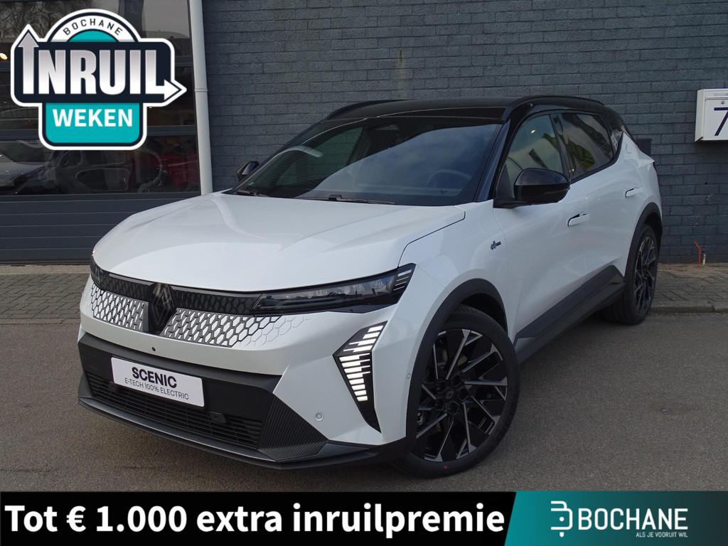 Renault Scenic E-Tech EV87 long range esprit Alpine NU 5 JAA, Met garantie (alle), Leder en Stof, Wit, 218 pk