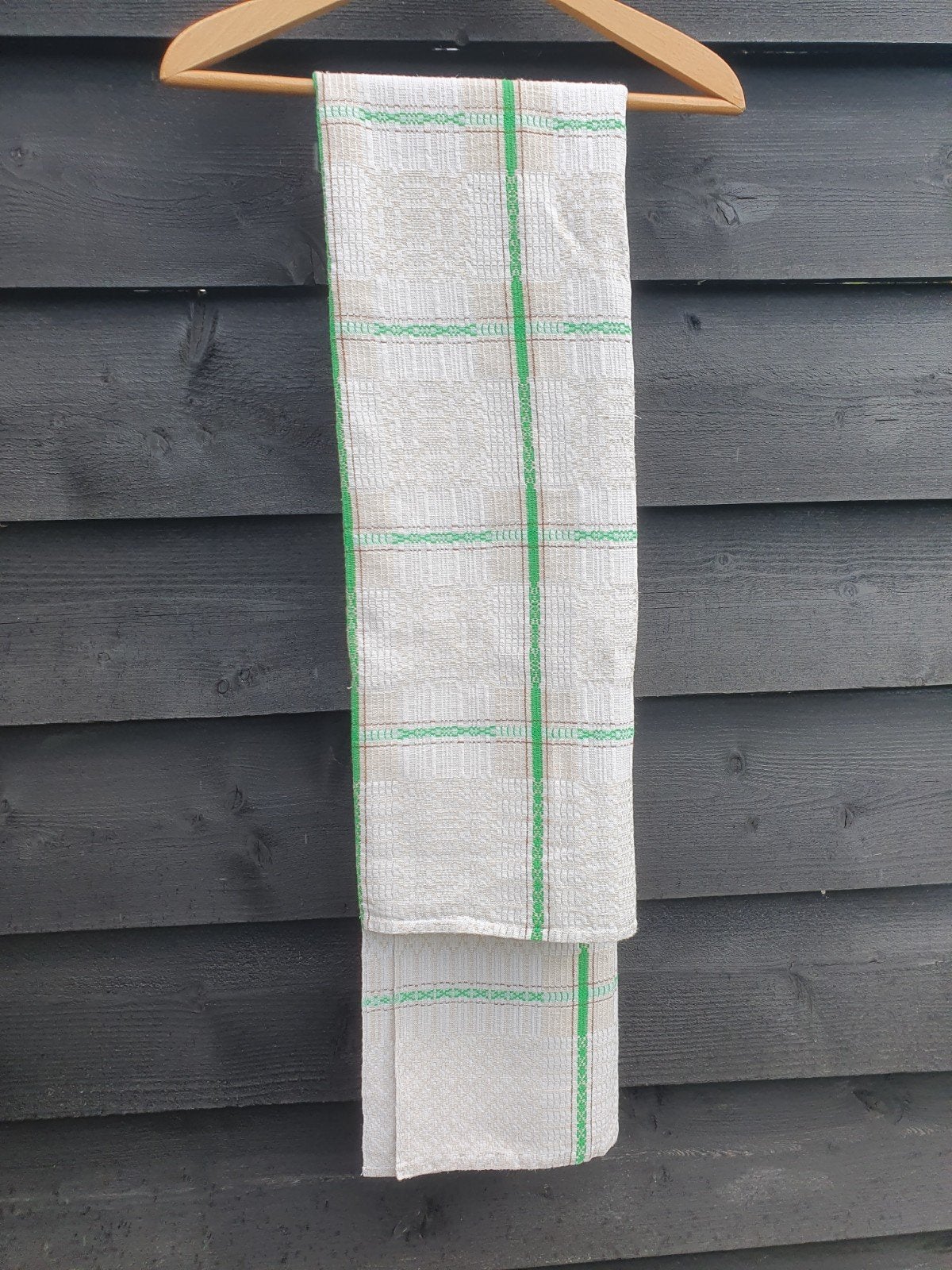 Zweeds linnengoed: Tafellaken Insjöns väveri 90x160, Ophalen of Verzenden, Gebruikt, Rechthoek