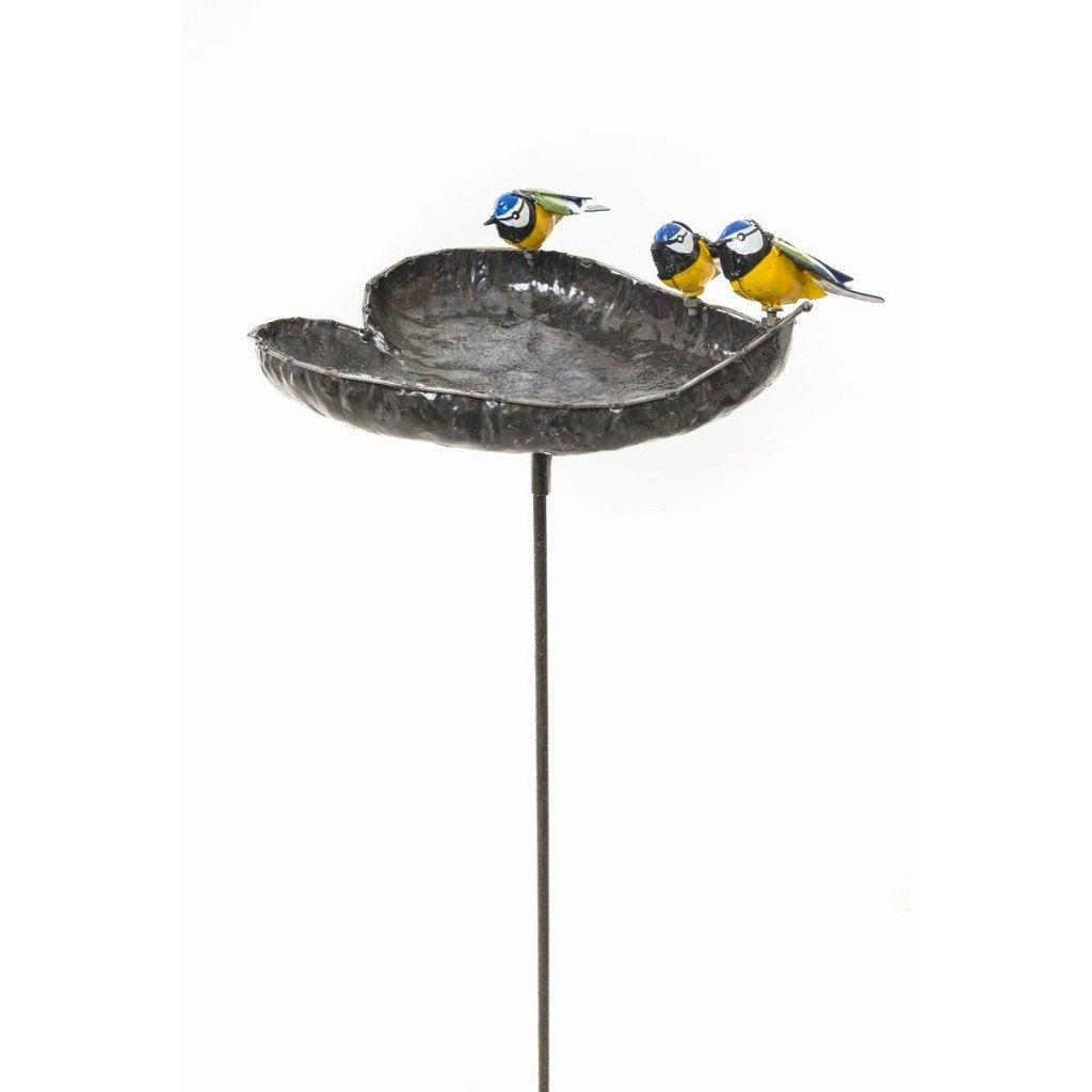VOGEL WATERBAK - MEESJES - STREETART HANDMADE - FAIRTRADE, Tuin en Terras, Ophalen of Verzenden, Nieuw