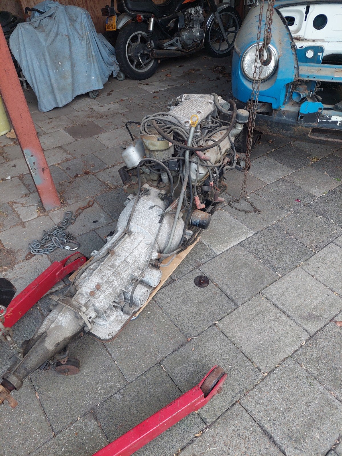 Ford Scorpio V6 motor met automatische versnellingsbak, Ophalen of Verzenden, Gebruikt, Ford