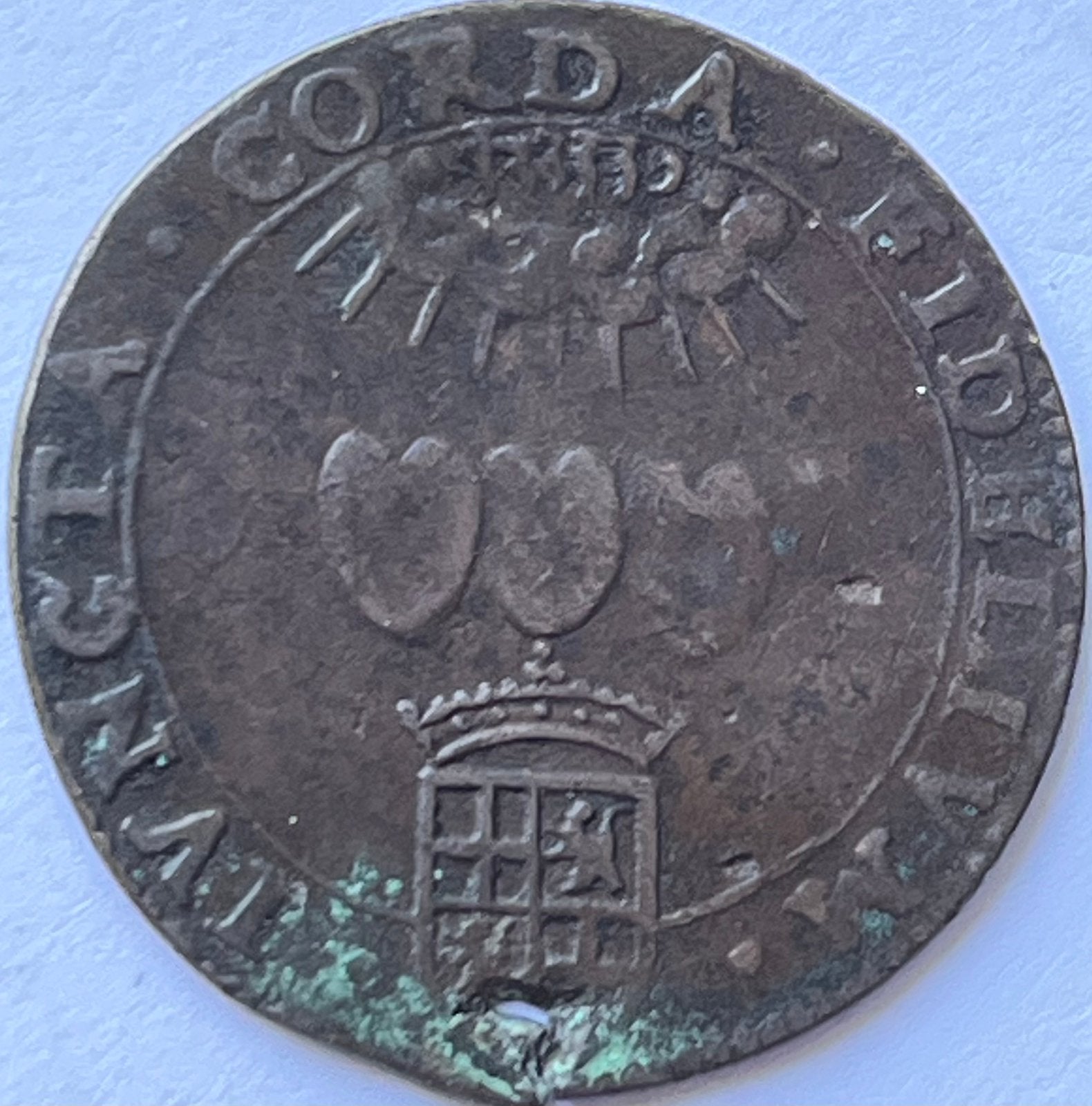 Utrecht rekenpenning 1609, Ophalen of Verzenden, Overige materialen, Nederland