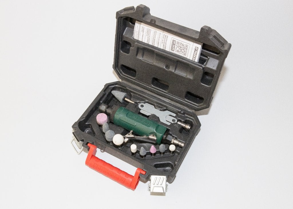 Parkside pneumatische stiftslijperset, Ophalen, Zo goed als nieuw, Minder dan 700 watt, Overige typen