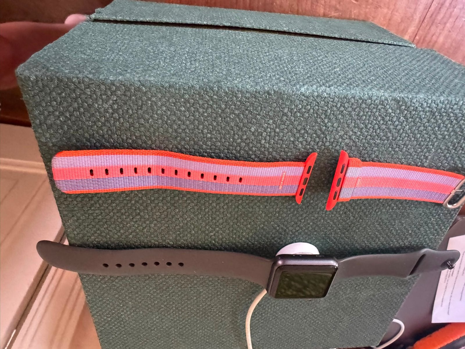 Apple Watch Series 3 met extra bandje, Ophalen, IOS, Waterdicht, Grijs