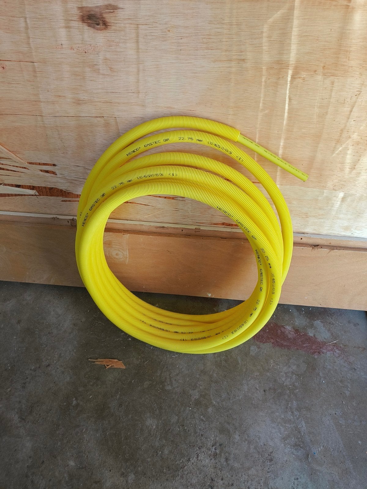 Henco Gastec gasleiding 22,75mm - Gele flexibele buis, Ophalen, Overige materialen, Overige typen, Nieuw