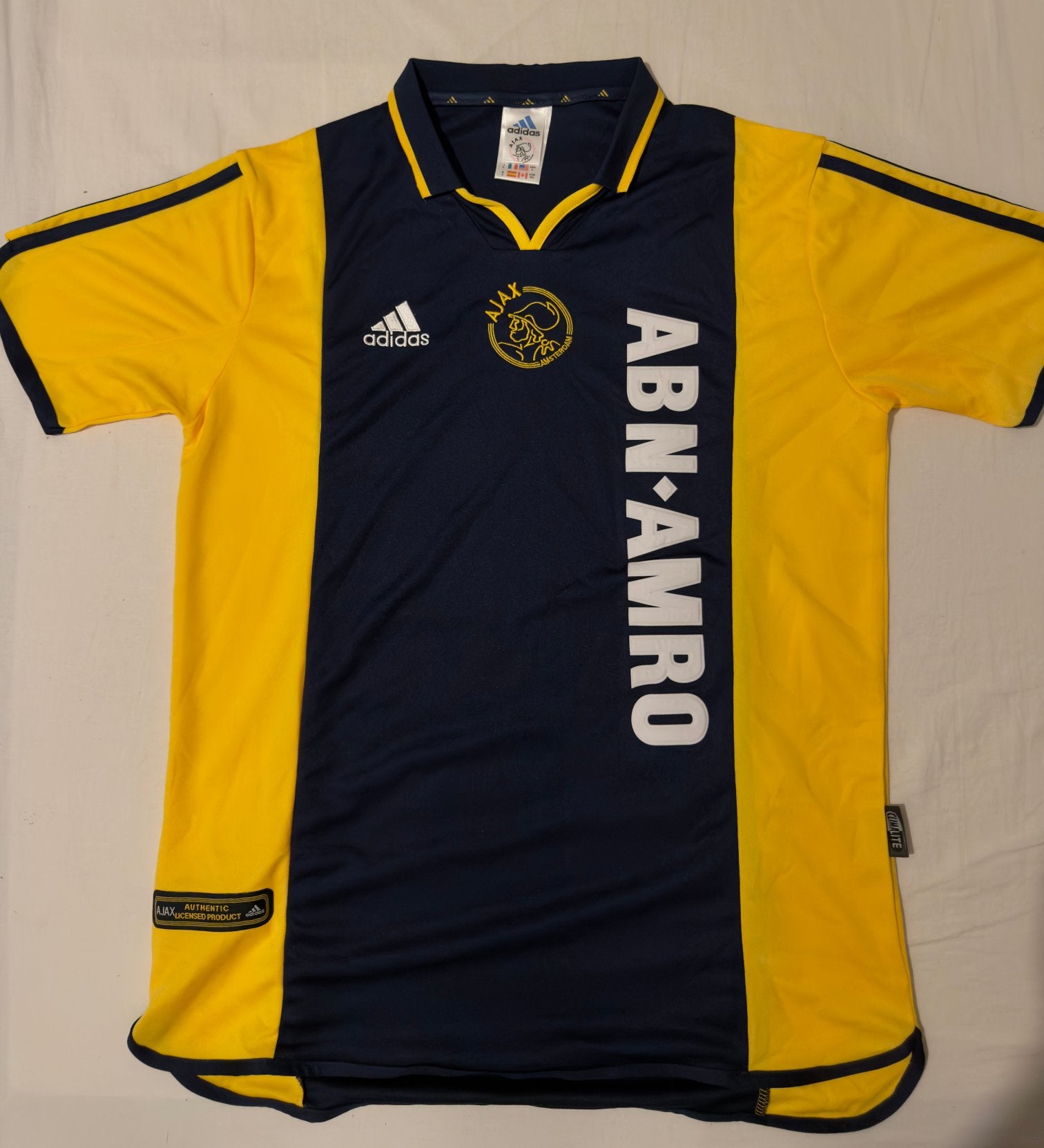 Ajax uitshirt Adidas ABN AMRO maat L – vintage voetbalshirt, Sport en Fitness, Voetbal, Maat L, Ophalen of Verzenden, Nieuw, Shirt
