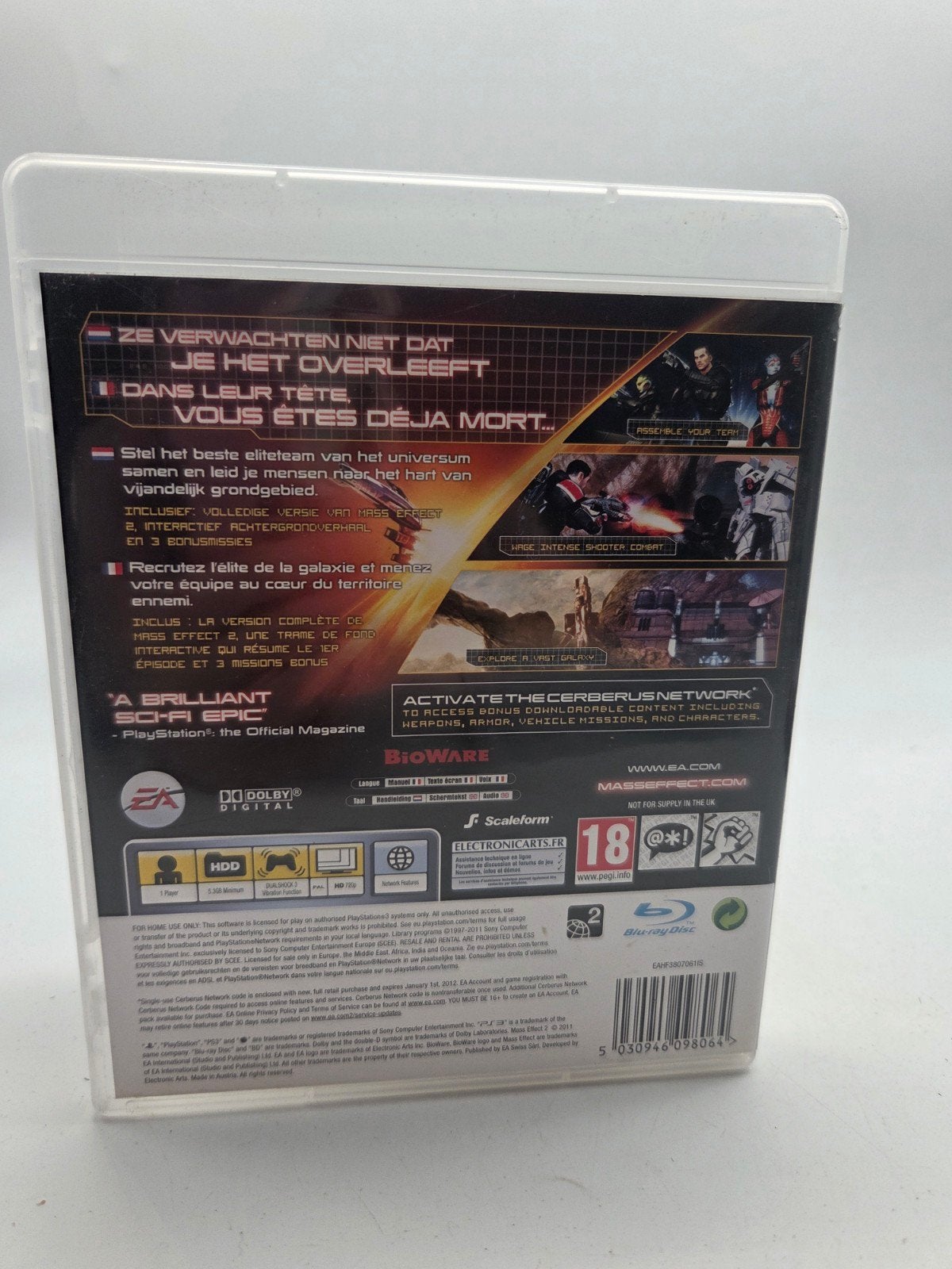 Mass Effect 2 PS3 - Inclusief bonusmissies, Vanaf 18 jaar, Electronic Arts, 1 speler, Electronic Arts Inc., 209 Redwood Shores Pkwy, Redwood City, CA 94065, USA