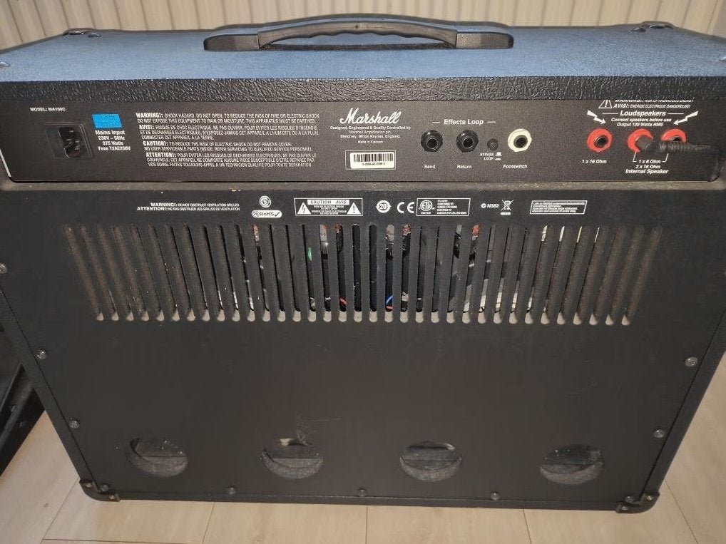 Marshall MA100C, Ophalen, Gebruikt, Gitaar, 100 watt of meer