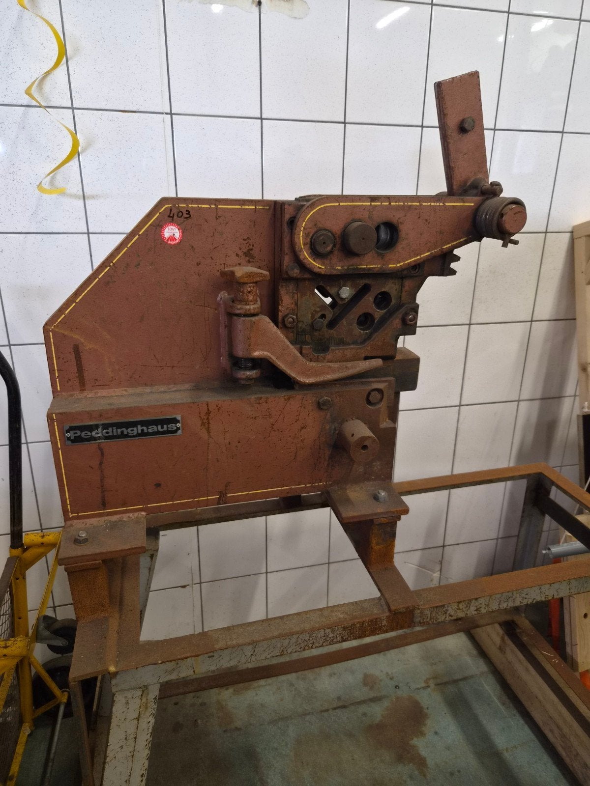 Peddinghaus knipschaar - Handbediend, Ophalen, Gebruikt