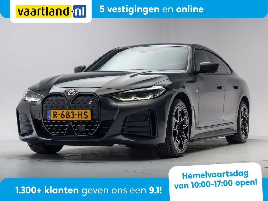 BMW i4 eDrive40 M-Sport 84 kWh 3-Fase [ Half-leder Stoelverw, 0 cilinders, Gebruikt, 340 pk, 1600 kg