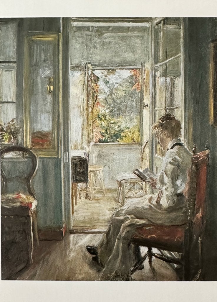 00159  FRITZ VON UHDE ~ Bij de verandadeur (1902), Verzenden, 1980 tot heden, Ongelopen, Overige thema's
