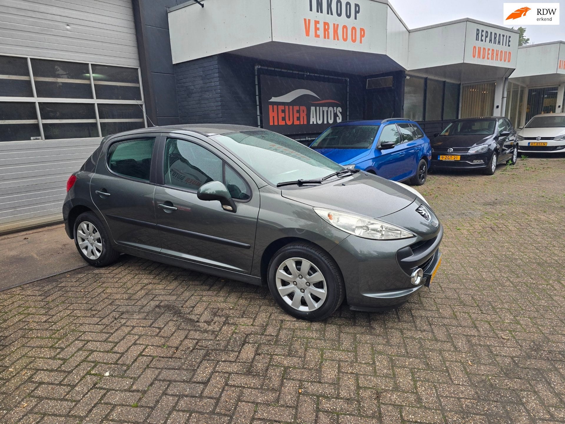 Peugeot 207 1.4 VTi NW APK BEURT AIRCO 5 DEURS CRUISE CONTRO, Auto's, Voorwielaandrijving, Stof, Gebruikt, Zwart