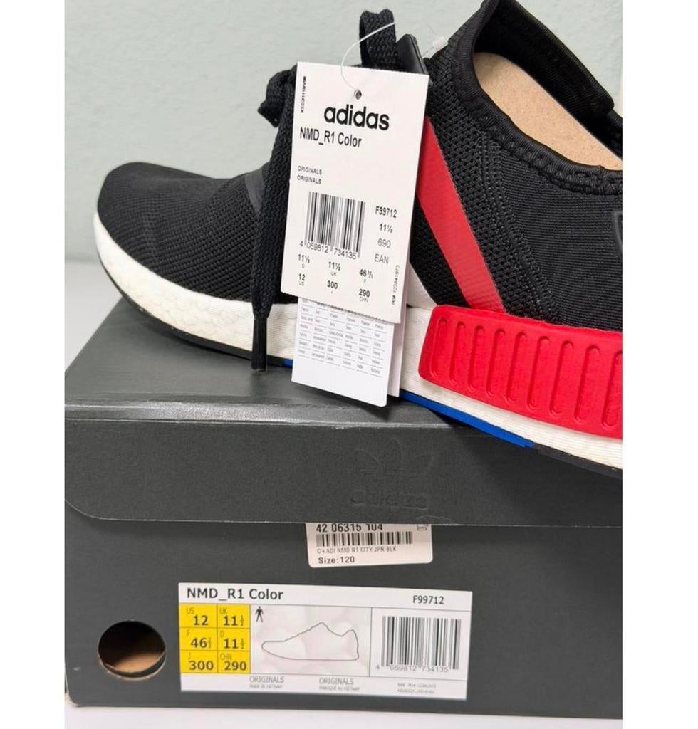 Original Mens 46 Adidas NMD_R1 Color NMD R1 Sneakers F99712, Zwart, Nieuw, Ophalen of Verzenden, Sneakers of Gympen