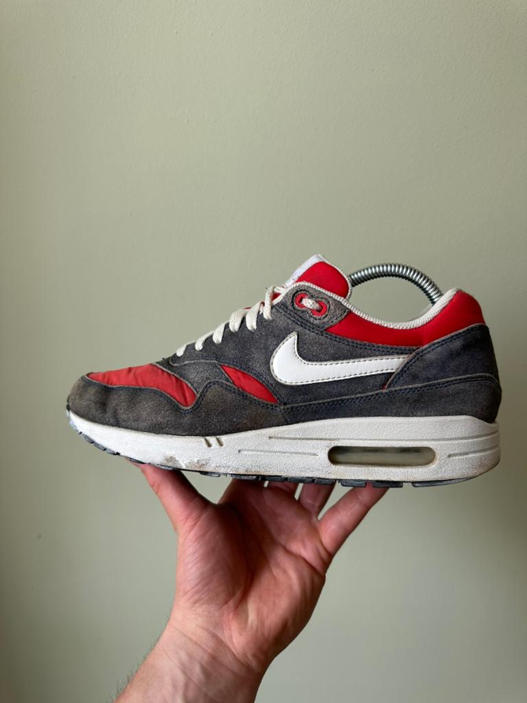 Nike Air Max 1 ID 2013 “Canada” / 42,5, Overige kleuren, Ophalen of Verzenden, Sneakers of Gympen, Gedragen