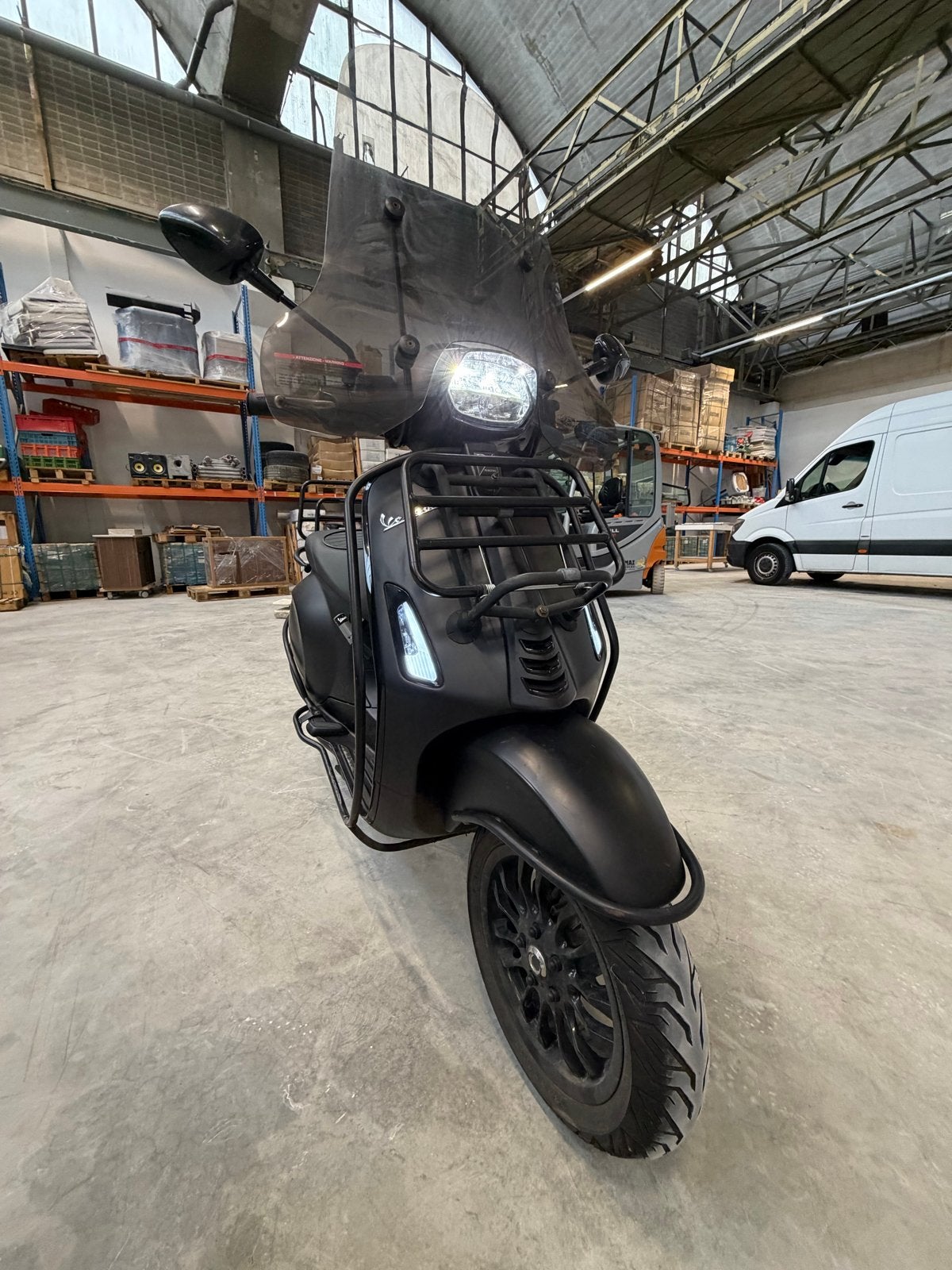 Vespa Sprint Notte - Mat Zwart, Ophalen, Gebruikt, Overige modellen, Benzine