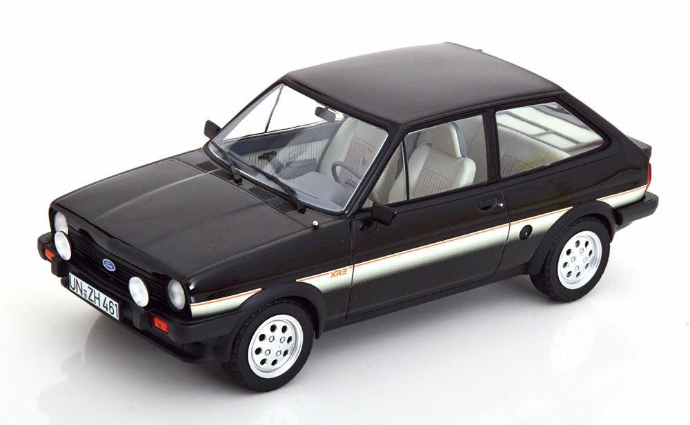 Ford Fiesta MKI XR2 1981 Zwart 1-18 Norev, Www.norev.fr, Auto, Norev, Ophalen of Verzenden