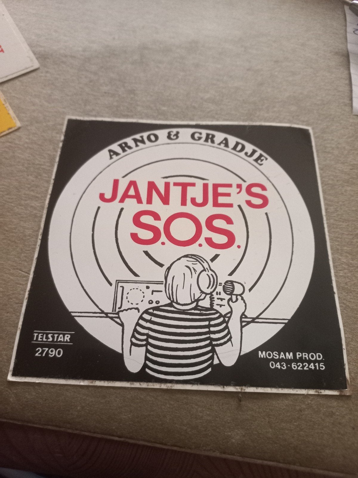 Arno & Gradje - Jantje's SOS sticker (Telstar 2790), Ophalen of Verzenden, Gebruikt