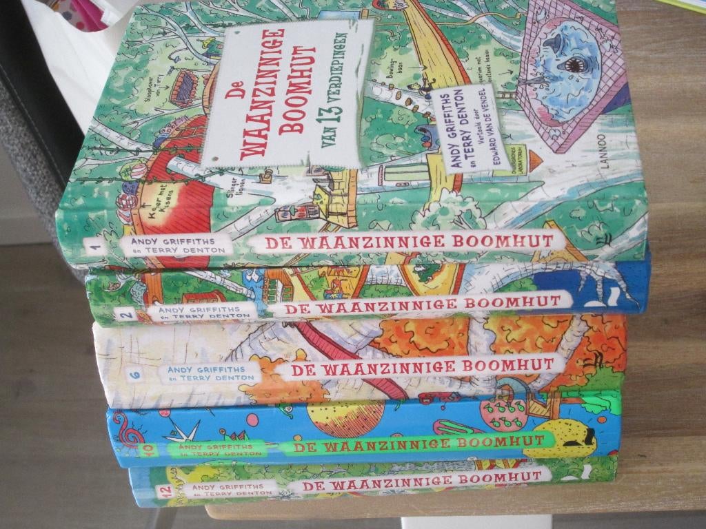 de waanzinnige boomhut 5 delen, Ophalen of Verzenden, Zo goed als nieuw, Fictie algemeen