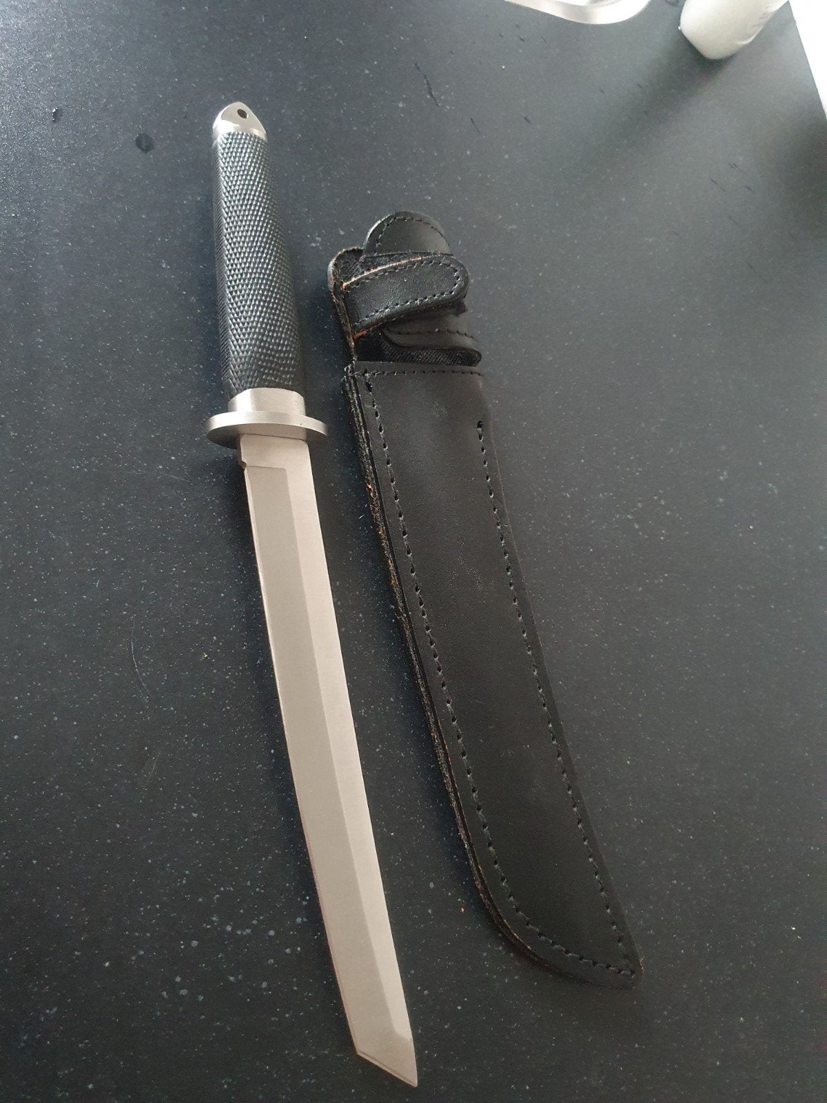 Tactisch mes met schede - 35 cm, Verzamelen, Ophalen of Verzenden, Gebruikt