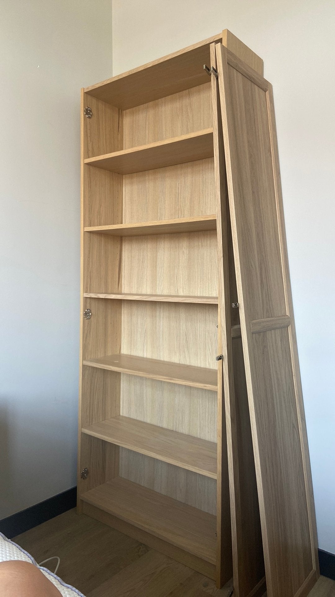 IKEA Billy boekenkast met deuren - Den Haag, Huis en Inrichting, Ophalen, Gebruikt, 200 cm of meer, 50 tot 100 cm