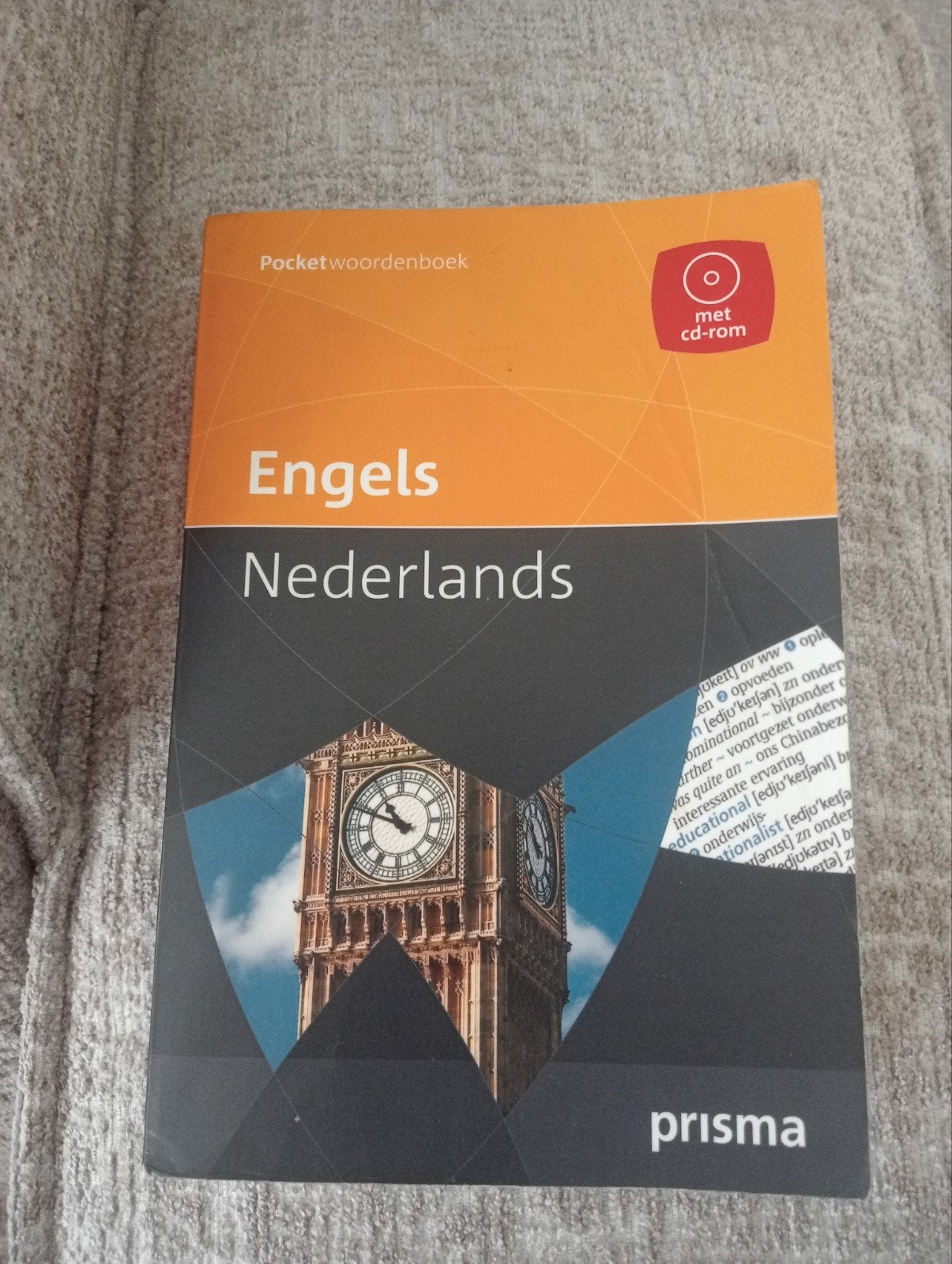 Prisma Pocketwoordenboek Engels-Nederlands met CD-ROM, Ophalen of Verzenden, Zo goed als nieuw, Prisma, Non-fictie