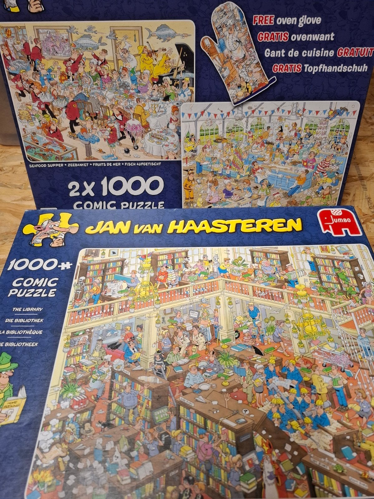 Jan van Haasterenpuzzels, Ophalen of Verzenden, 500 t/m 1500 stukjes, Zo goed als nieuw