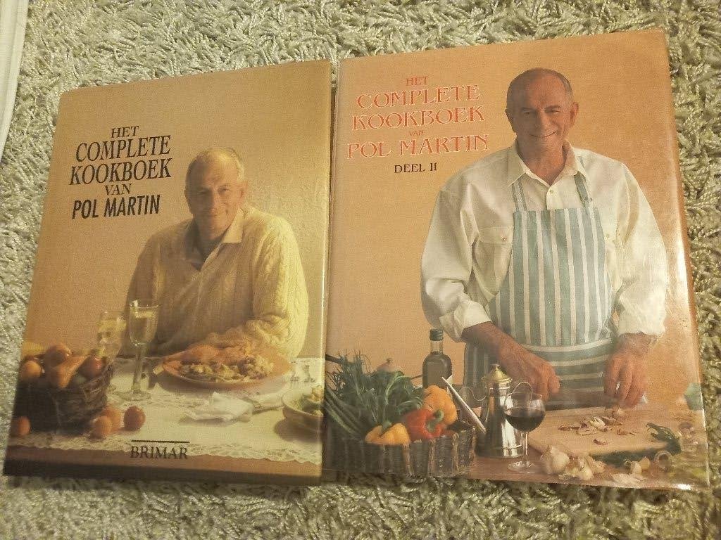 Het complete kookboek Pol Martin deel 1+2, Boeken, Kookboeken, Ophalen of Verzenden, Gelezen, Pol martin, Nederland en België