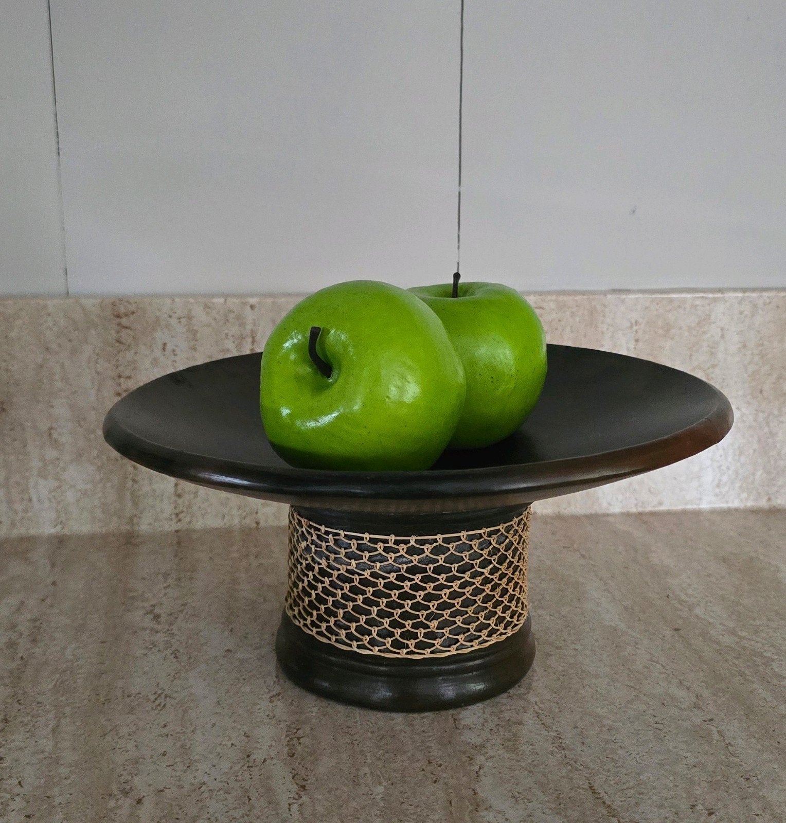 Toffe vintage schaal uit indonesie, Huis en Inrichting, Verzenden, Zo goed als nieuw, Hout