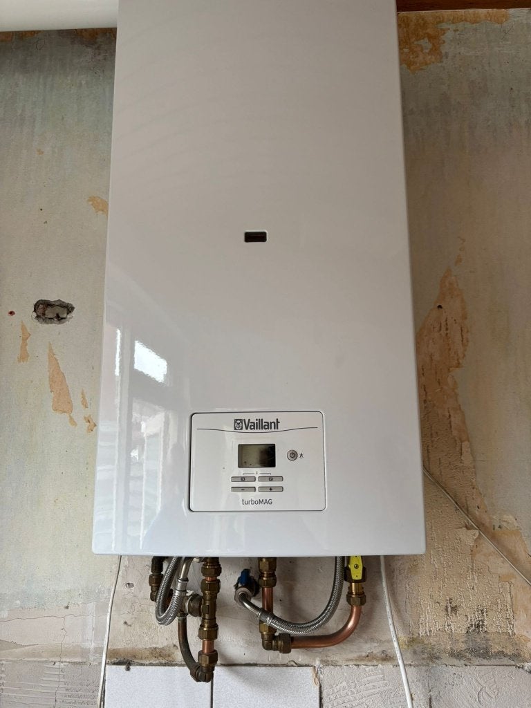 Vaillant turboMAG doorstroomboiler geiser, Ophalen, Gebruikt, Cv-ketel of Combi-ketel, Minder dan 60 cm