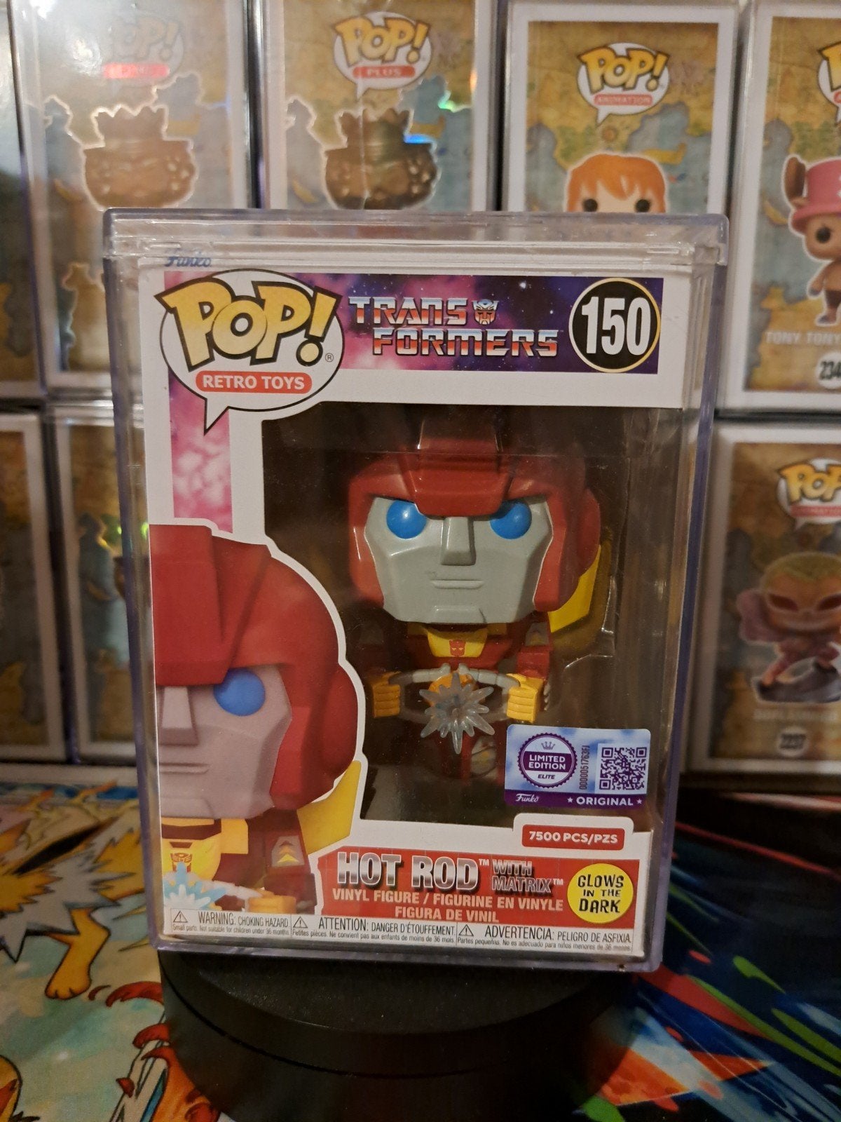 Funko Transformers Pop! Retro Toys Hot Rod 150 GITD, Info@dvlpops.com, Nieuw, Ophalen of Verzenden, FUNKO LLC