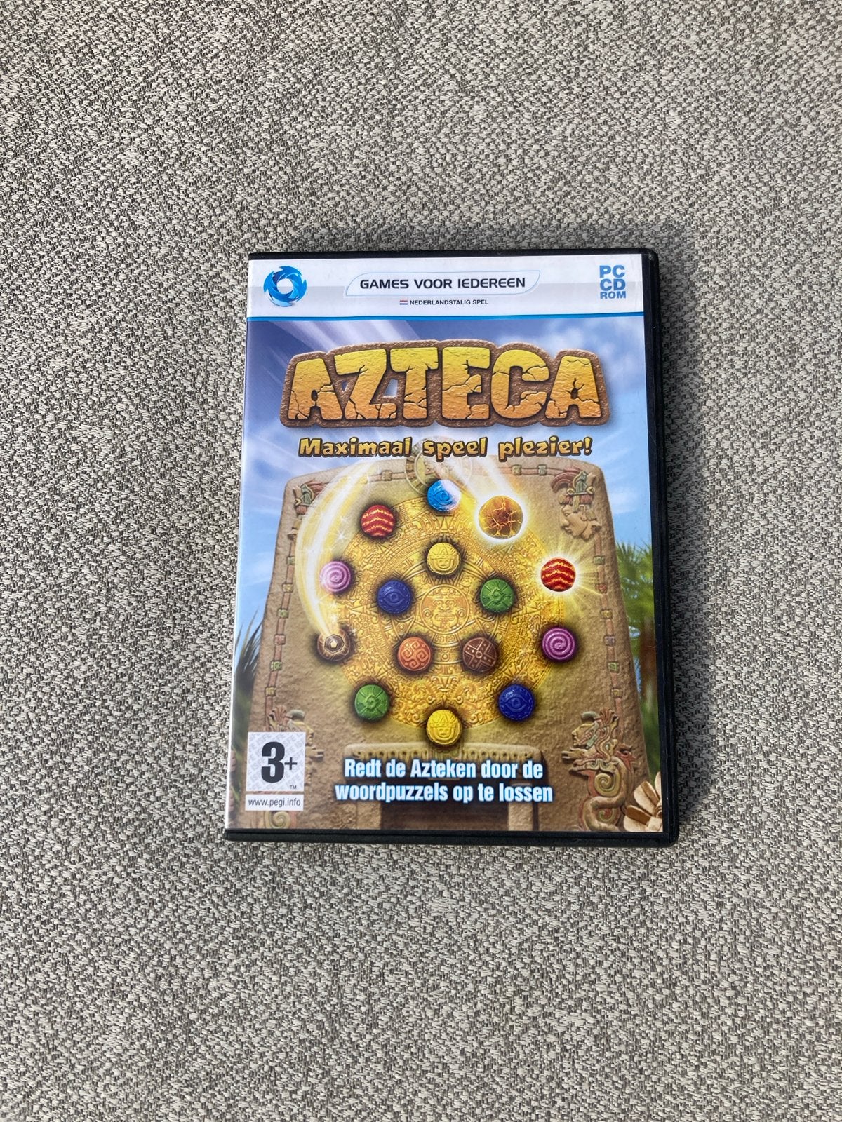 Azteca PC CD-ROM - Maximaal speelplezier!, Puzzel en Educatief, Gebruikt, 1 speler, Ophalen of Verzenden