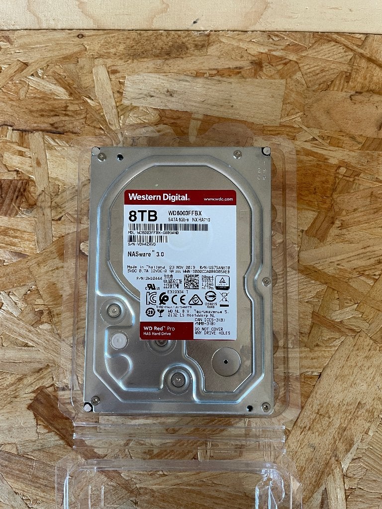 WD Red Pro 8TB, Intern, Gebruikt, Desktop, 8 TB