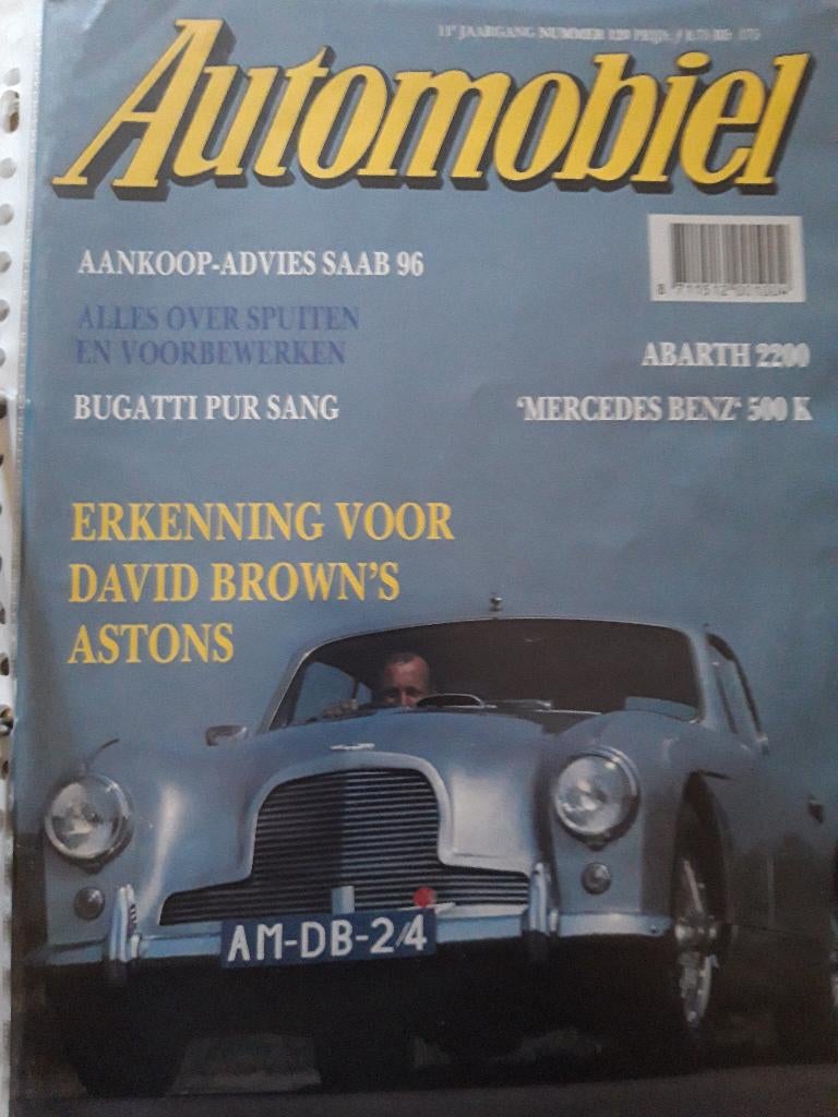 Het Automobiel 120 Aston Martin Saab Abarth, Ophalen of Verzenden, Zo goed als nieuw, Overige merken