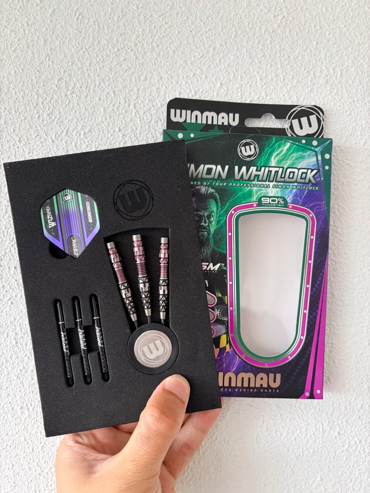 Winmau Simon Whitlock Darts - 90% Tungsten, 22 Gram, Ophalen of Verzenden, Zo goed als nieuw, Pijlen