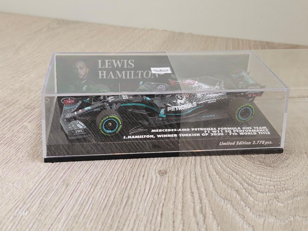 Mercedes W11, L. Hamilton, Winner Turkije '20 / 7 x WK !!, Ophalen of Verzenden, Nieuw, Auto, MiniChamps
