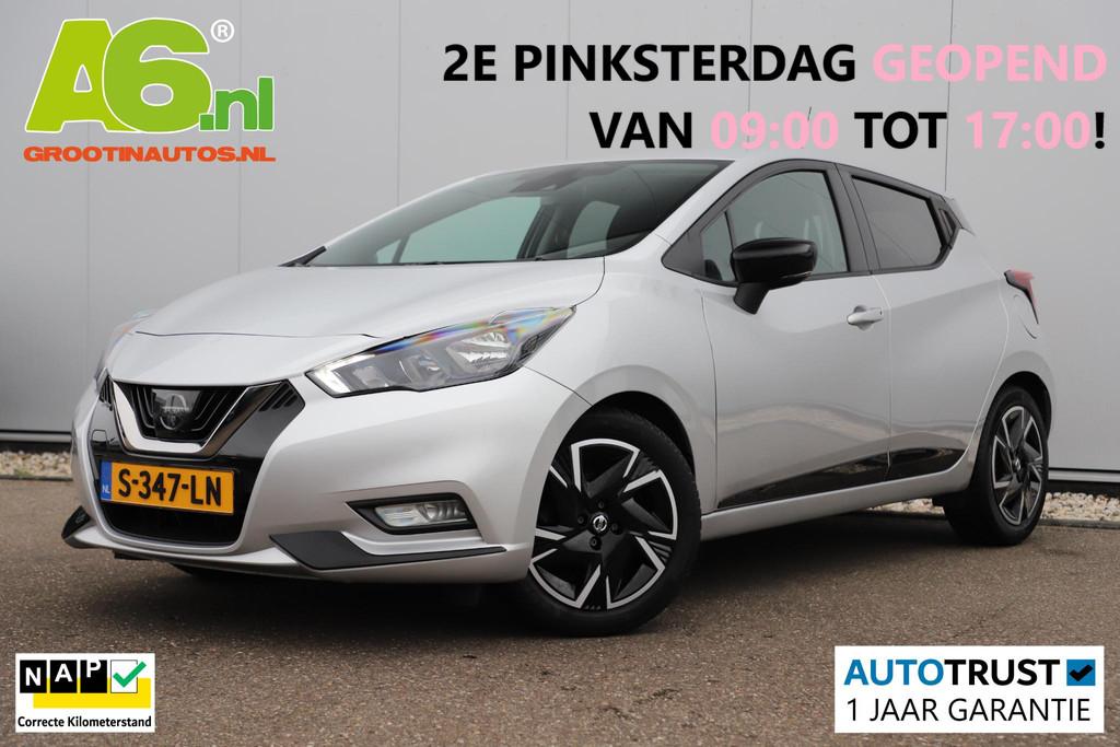 Nissan Micra 1.0 IG-T N-Design Navigatie Carplay Android Air, Auto's, Voorwielaandrijving, Stof, Euro 6, Met garantie (alle)