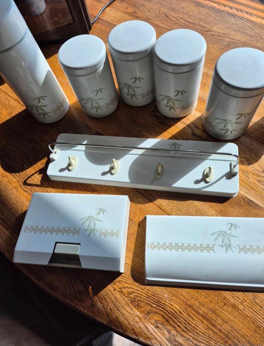 Vintage Brabantia Bamboe Set - 8 Delig Keukenaccessoires, Ophalen of Verzenden