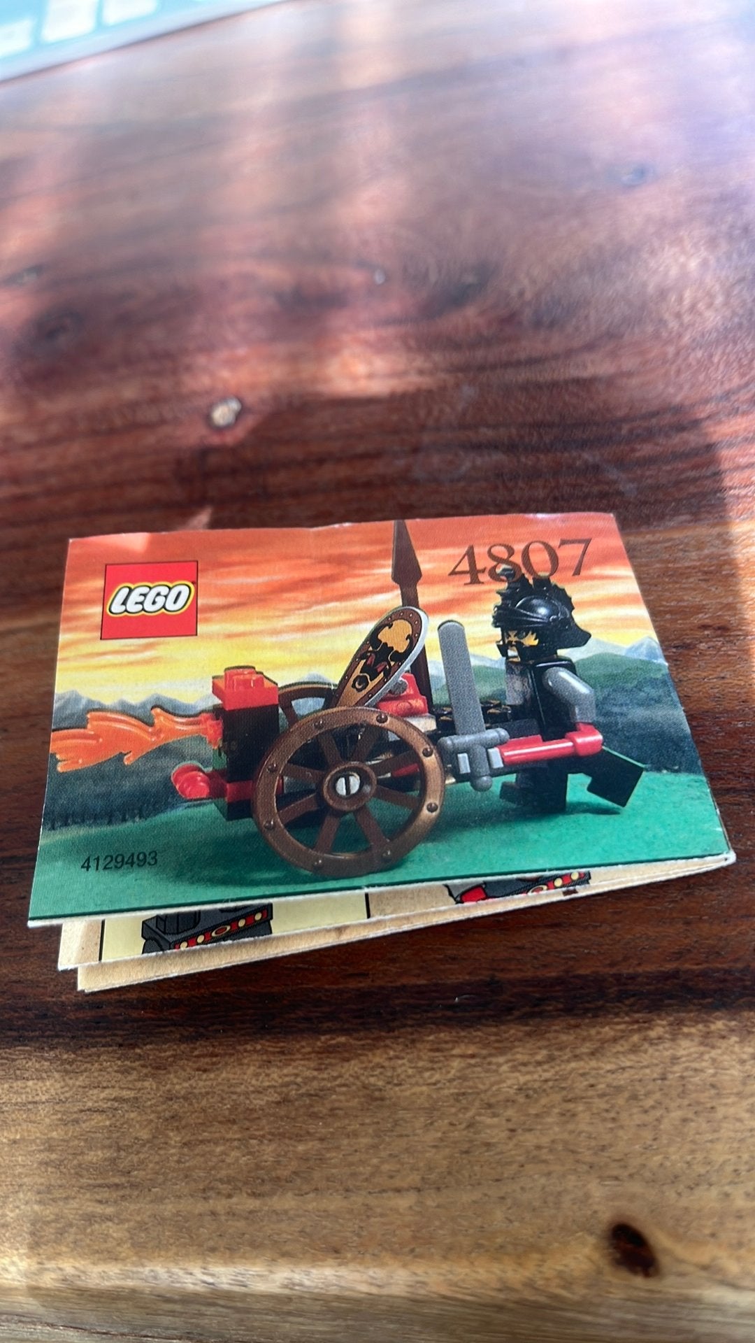 Lego Fire Attack 4807 uit 2000 compleet met boekje, Overige thema's, Lego, Ophalen of Verzenden, Zo goed als nieuw