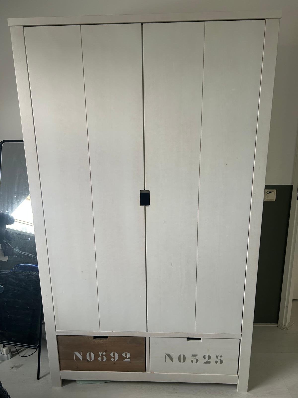 Bopita basic wood Kast - Stoere Kast, Huis en Inrichting, Ophalen, 100 tot 150 cm, 200 cm of meer, Zo goed als nieuw