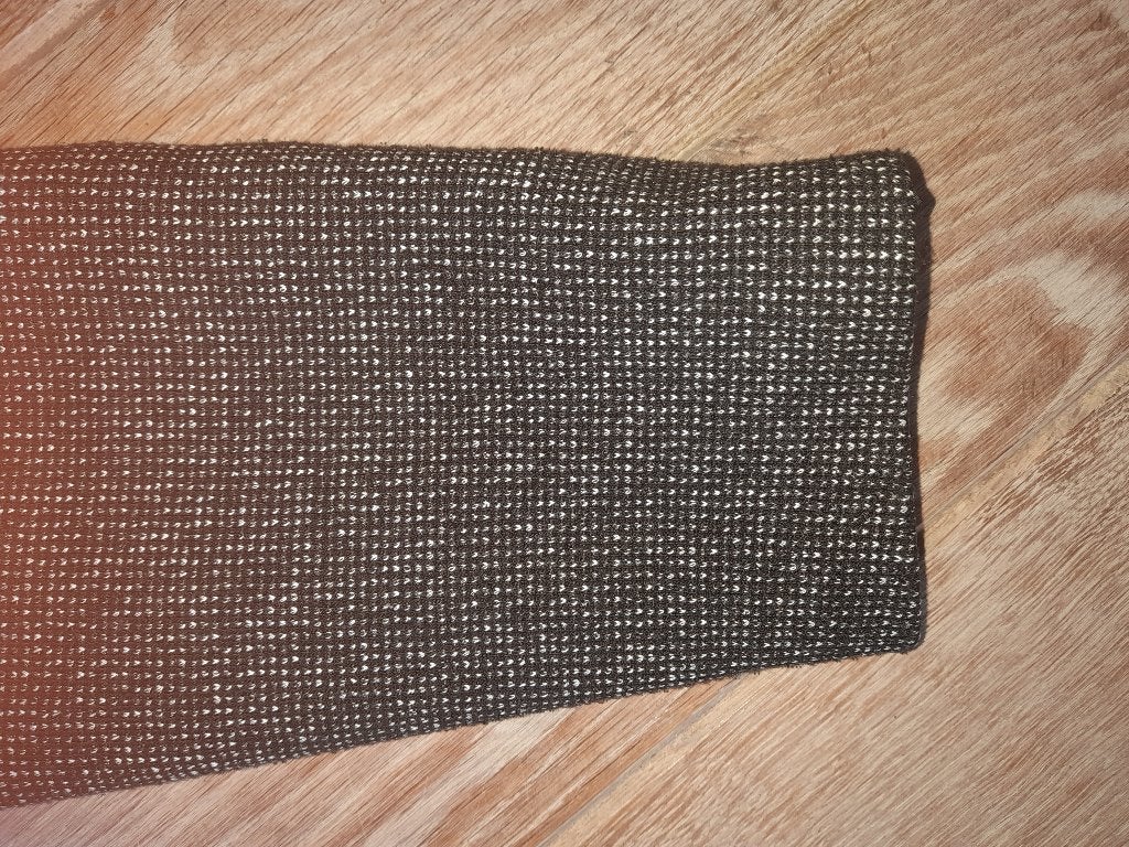 Zwart gemêleerde herenjas van Zara maat L, Kleding | Heren, Maat 52/54 (L), Zara, Zwart, Ophalen of Verzenden