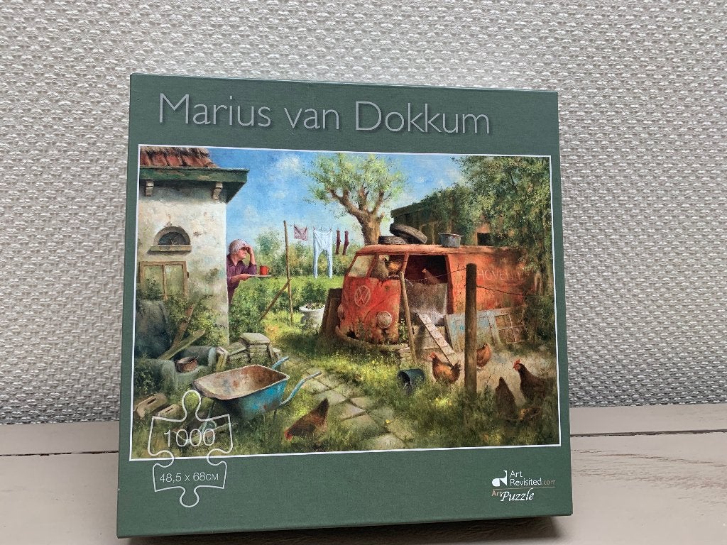 Marius van Dokkum puzzel, Hobby en Vrije tijd, Ophalen of Verzenden, 500 t/m 1500 stukjes, Zo goed als nieuw