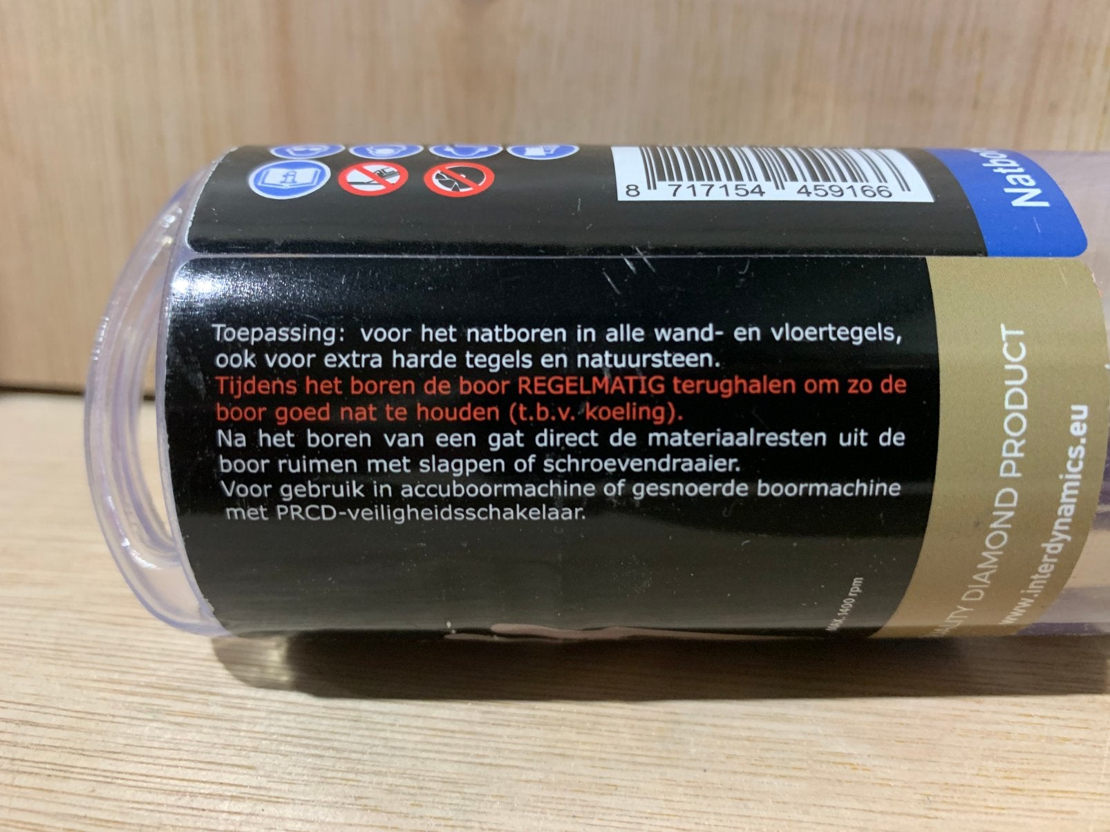 InterDynamics Diamant Tegelboren 35 mm (2 stuks) – NIEUW, Interdynamics, Overige typen, Nieuw, Ophalen of Verzenden