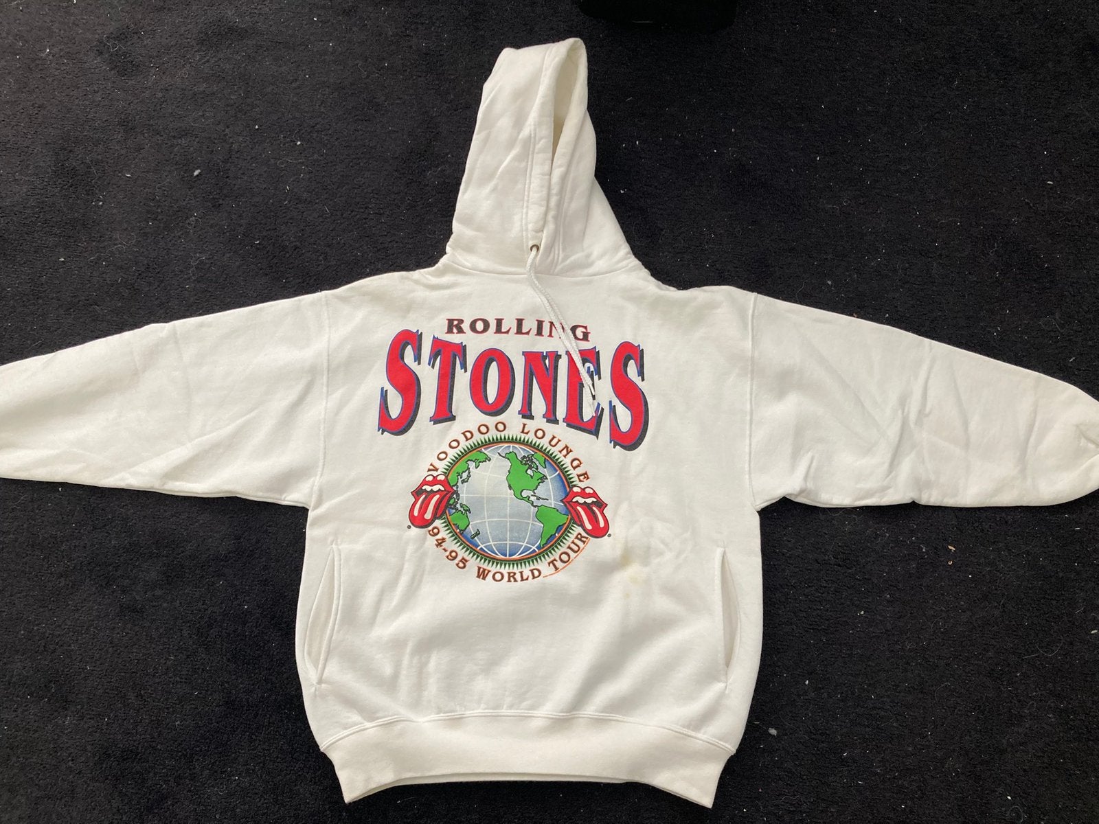Rolling Stones sweatshirt large voodoo lounge world tour, Verzamelen, Ophalen of Verzenden, Zo goed als nieuw, Kleding
