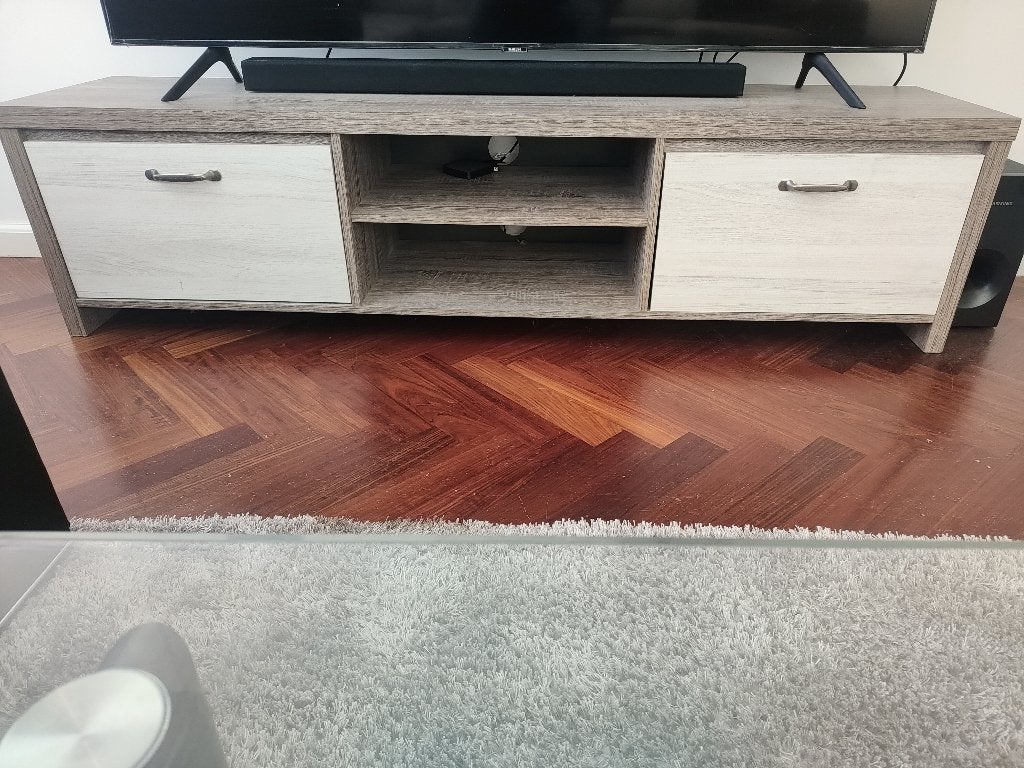 TV meubel, Huis en Inrichting, Ophalen, Gebruikt, 150 tot 200 cm, Minder dan 100 cm