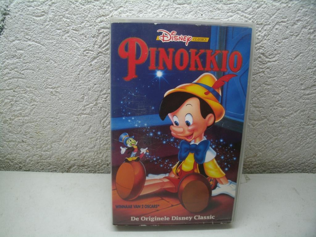 vhs 188a pinokkio ned gespr, Cd's en Dvd's, VHS | Kinderen en Jeugd, Alle leeftijden, Ophalen of Verzenden, Gebruikt